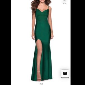 La Femme gown green